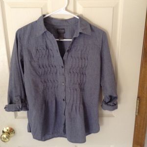 Additions by Chicos Chambray Button Down